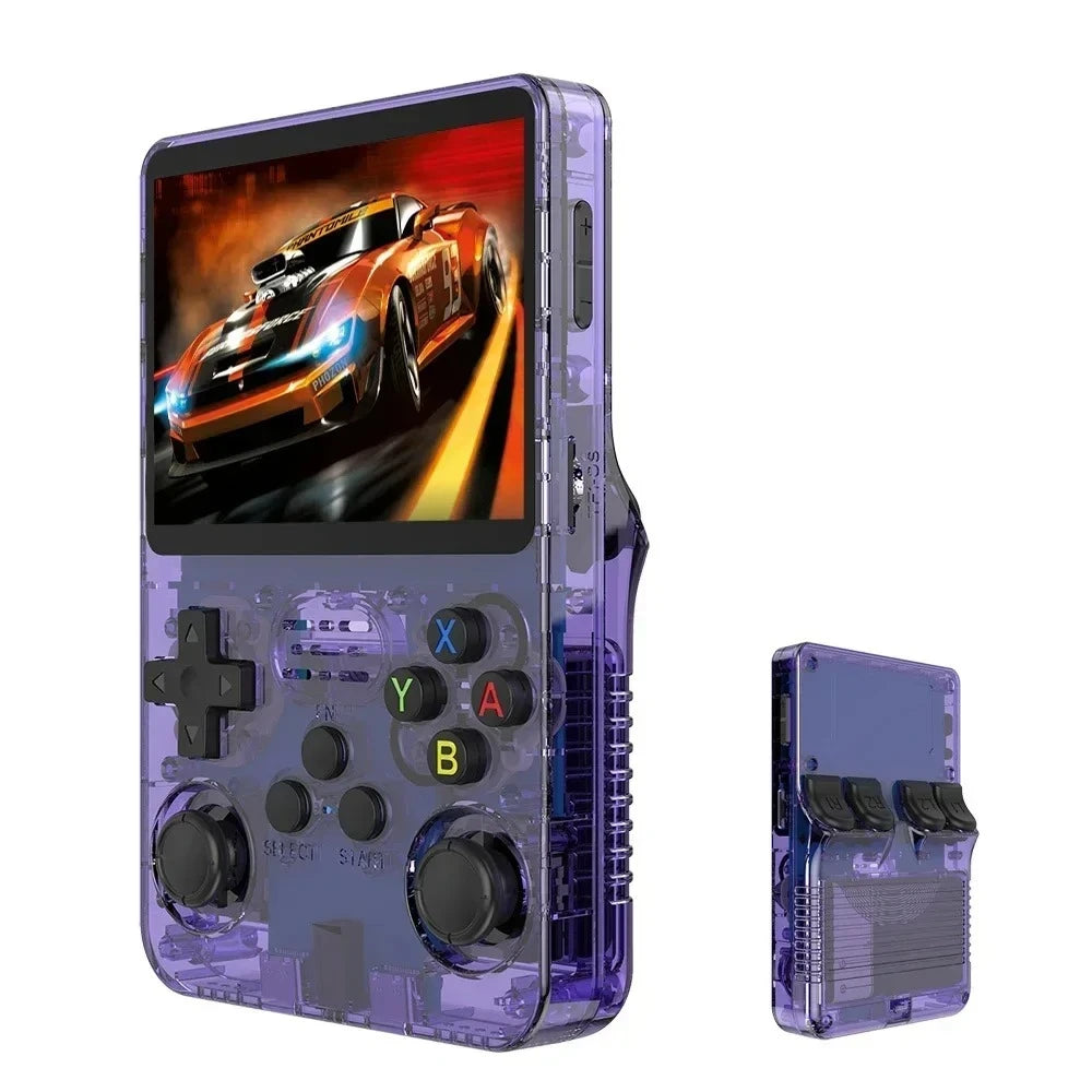 Console de jeu portable rétro open-source R36S 3,5 pouces, système Linux, lecteur de jeu de poche portable 64 Go / 128 Go console de jeu Ps
