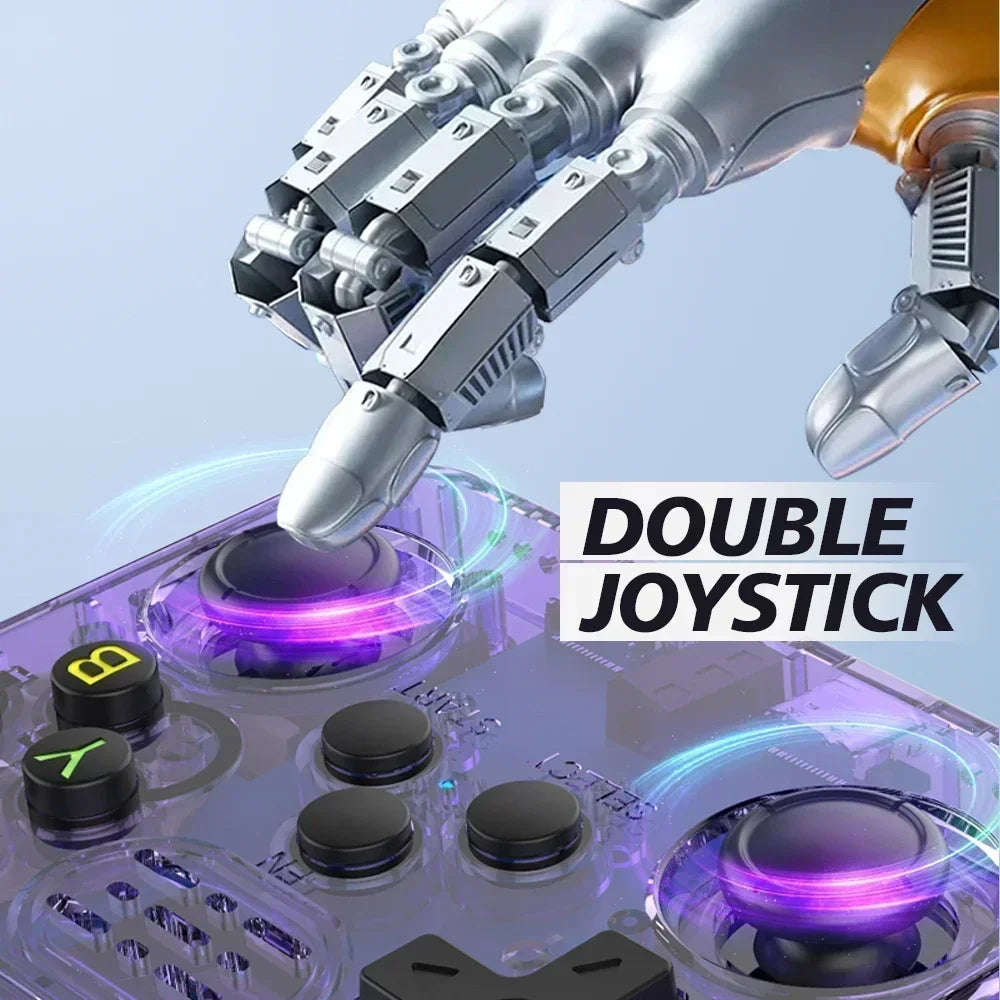 Console de jeu portable rétro open-source R36S 3,5 pouces, système Linux, lecteur de jeu de poche portable 64 Go / 128 Go console de jeu Ps