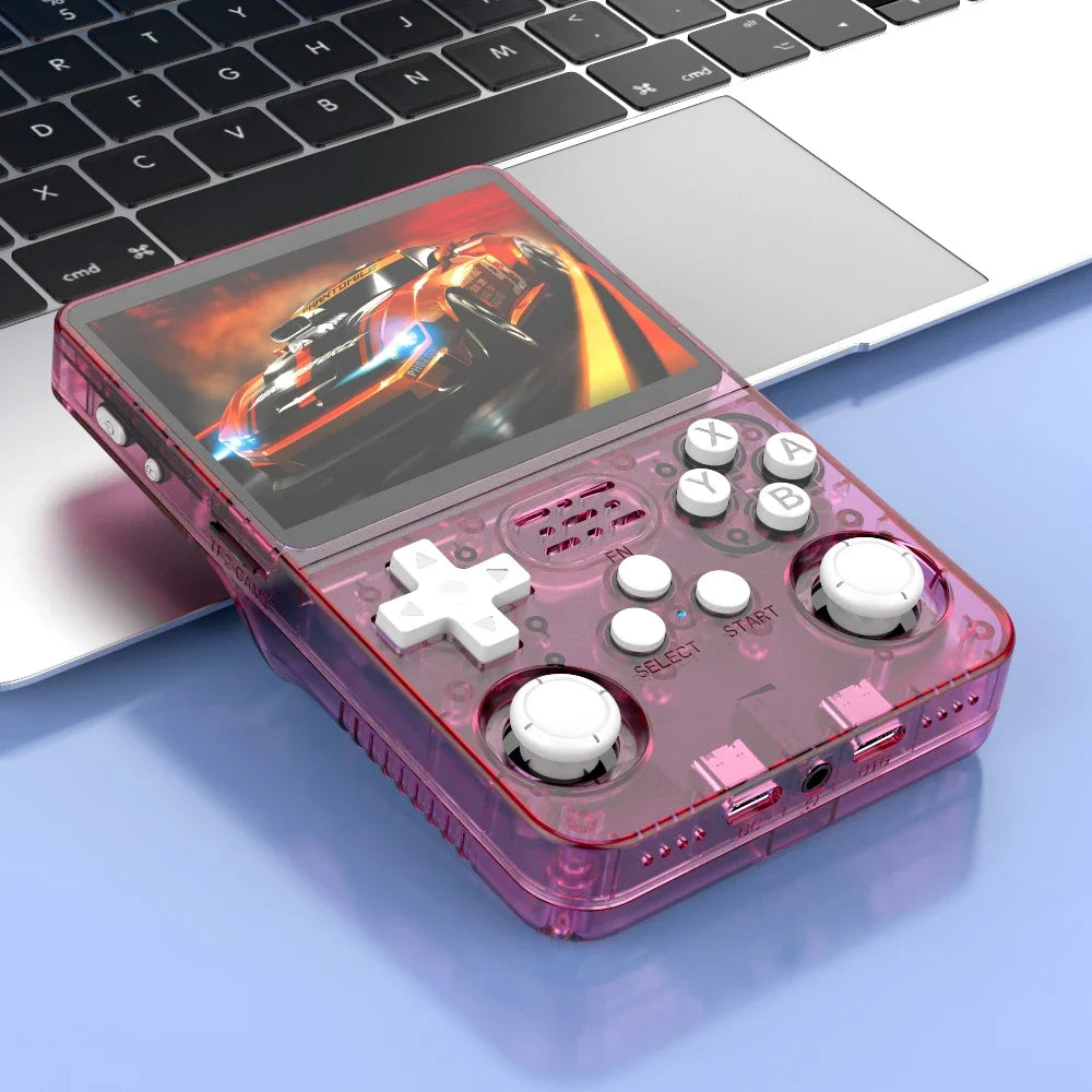 Console de jeu portable rétro open-source R36S 3,5 pouces, système Linux, lecteur de jeu de poche portable 64 Go / 128 Go console de jeu Ps