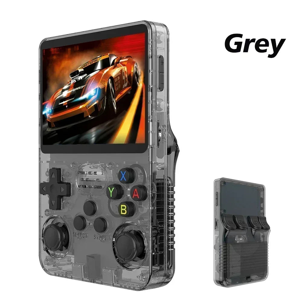 Console de jeu portable rétro open-source R36S 3,5 pouces, système Linux, lecteur de jeu de poche portable 64 Go / 128 Go console de jeu Ps